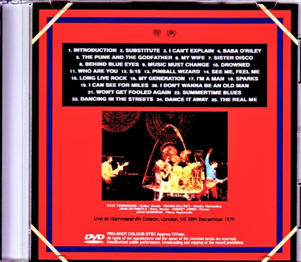 The Who/London,UK 1979 Upgrade - Image 2