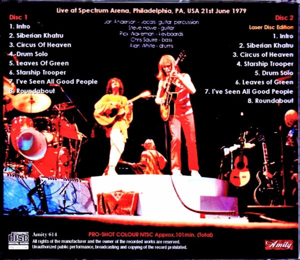 Yes/PA,USA 1979 2Diff Version - Image 2