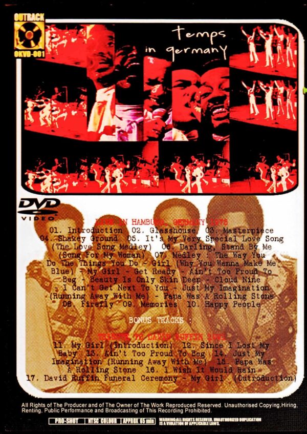 Temptations/Germany 1975 & more - Image 2