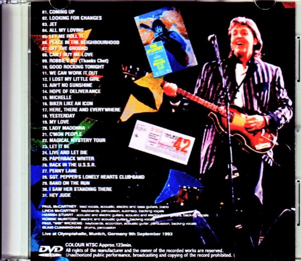 Paul McCartney/Germany 9.9.1993 - Image 2