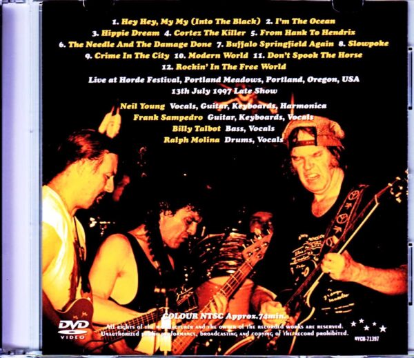Neil Young & Crazy Horse/OR,USA 1997 Late Show - Image 2
