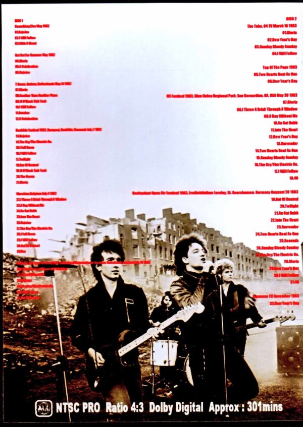 U2/Early Video Collection Early Years 1982-1983 - Image 2