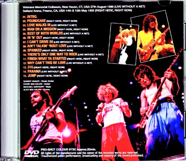 Van Halen/CT, USA 1986 & more - Image 2