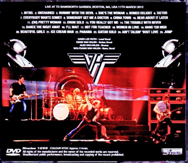 Van Halen/MA, USA 2012 - Image 2