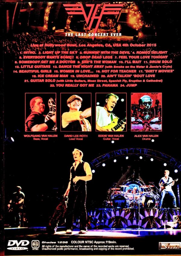 Van Halen/Eddie Last Stage CA,USA 2015 - Image 2