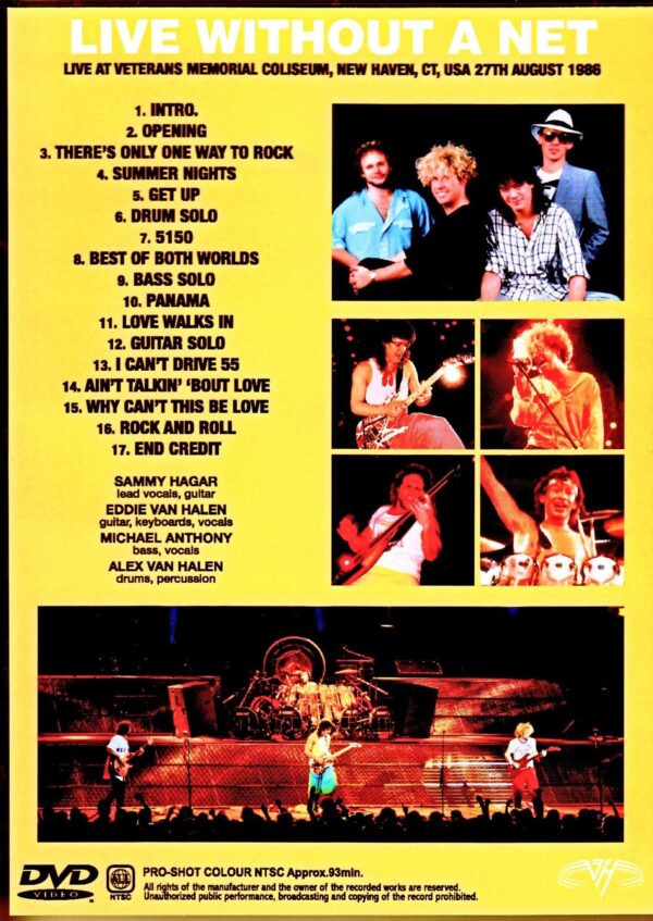 Van Halen/CT,USA 1986 Japanese Broadcast Edition - Image 2