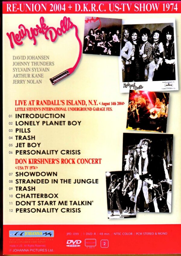 New York Dolls/New York outdoor performance 1974, etc. - Image 2