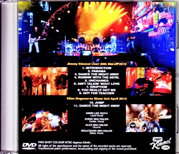 Van Halen/CA,USA 3.30.2015 & TV special program - Image 2