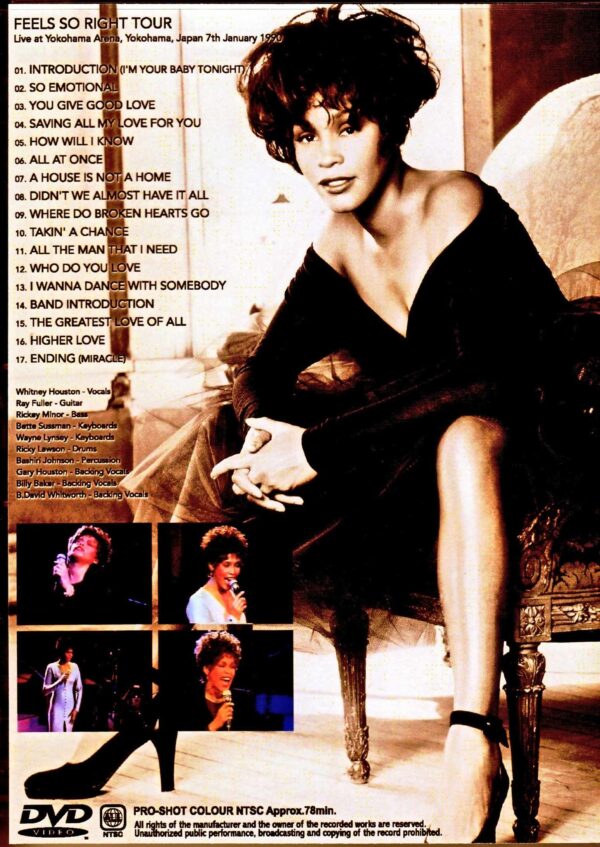 Whitney Houston/Yokohama Arena performance 1990 TV special program - Image 2