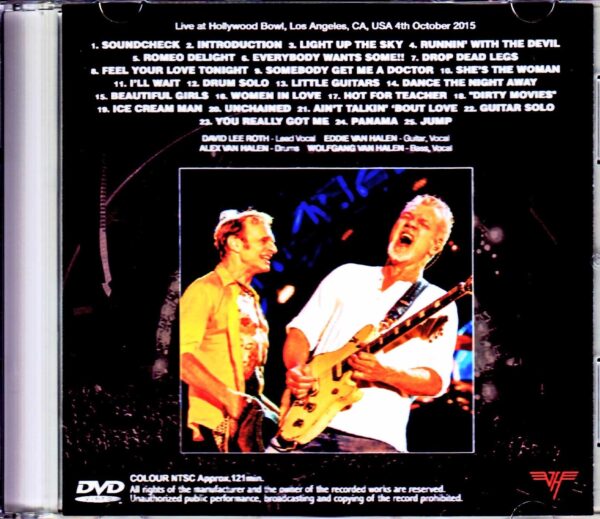 Van Halen/CA,USA 10.4.2015 ALD + AUD Matrix Edition - Image 2