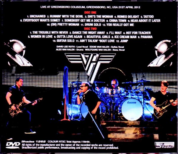 Van Halen/NC,USA 2012 - Image 2