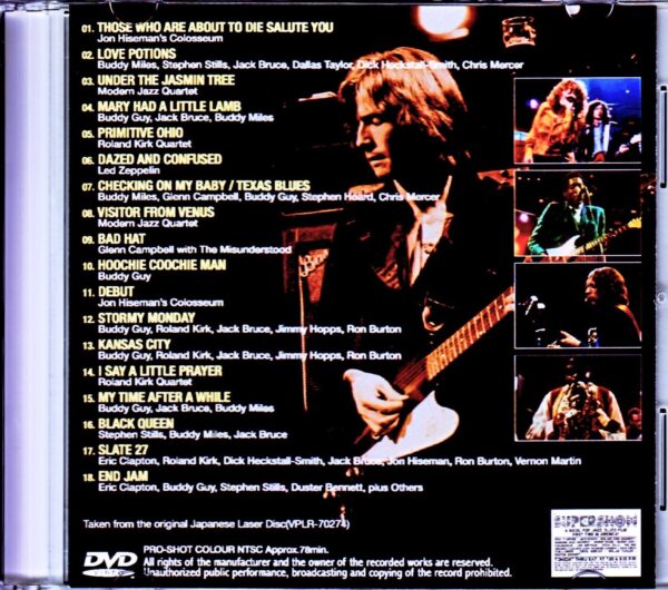 Various Artists Eric Clapton,Led Zeppelin Roland Kirk,Buddy Guy/Supershow Japanese Laser Disc Edition - Image 2