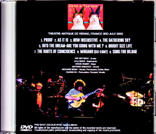 Pat Metheny Group/France 2002 - Image 2