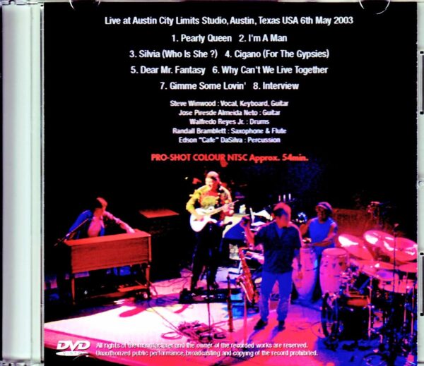 Steve Winwood/TX,USA 2003 - Image 2