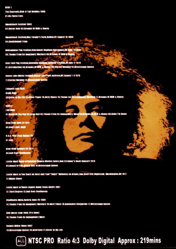 Mountain/Leslie West Memorial Record Pro-Shot Collection 1966-1992 - Image 2