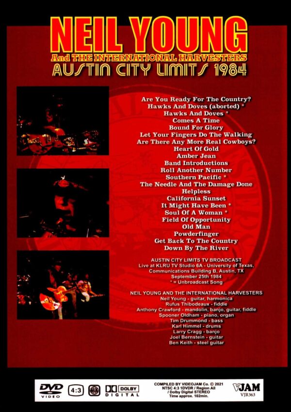 Neil Young and the International Harvesters/TX, USA 1984 - Image 2