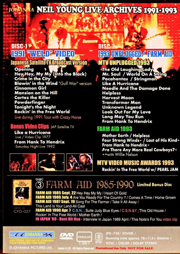 Neil Young/Live Compilation 1991-1993 Live Compilation 1991-1993 - Image 2