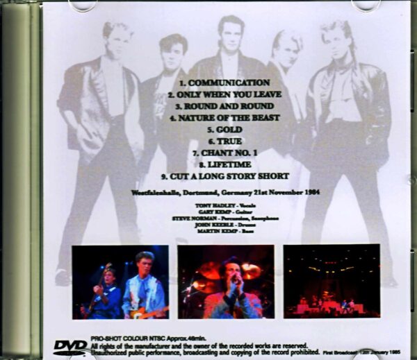 Spandau Ballet/Germany 1984 - Image 2