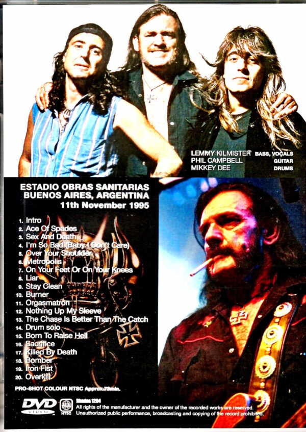 Motorhead/Argentina 1995 - Image 2