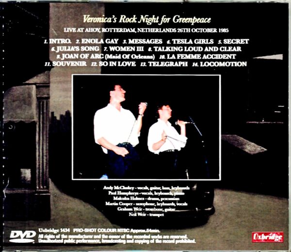 Orchestral Manoeuvres In The Dark/Netherlands 1985 - Image 2