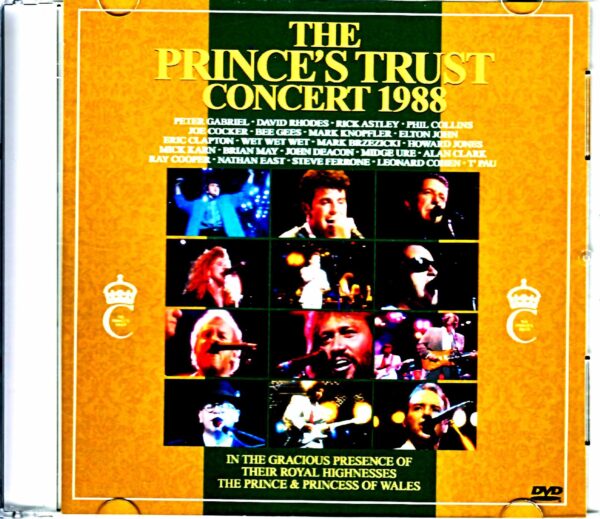 Various Artists Eric Clapton, Phil Collins, Elton John, Peter Gabriel/Charity organization supporting young unemployed people Concert London, UK 1988