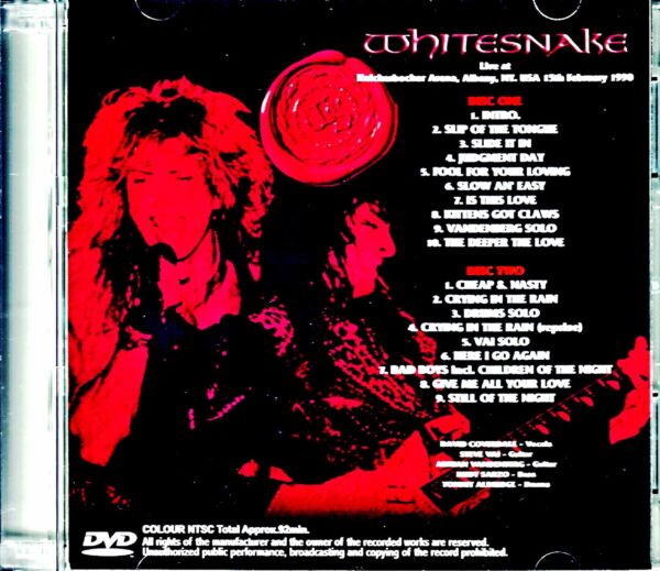 Whitesnake/NY,USA 2.15.1990 - Image 2