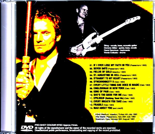 Stings/Norway 1993 Japanese Digital Edition - Image 2