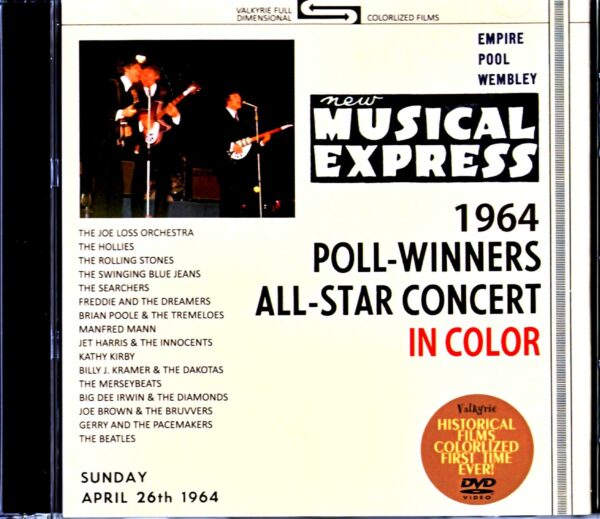Various Artists Beatles, Manfred Mann, Rolling Stones, Hollies Beatles/Paul Winners Color Edition London, UK 1964 in Color