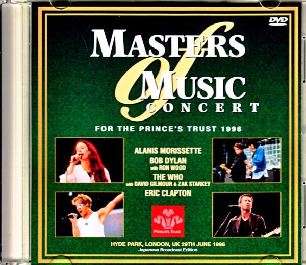 Various Artists Bob Dylan, Eric Clapton, Alanis Morissette Who, The / A legendary charity event that attracted about 150,000 people London, UK 1996