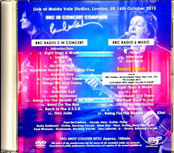 Paul McCartney/London,UK 2013 Complete - Image 2