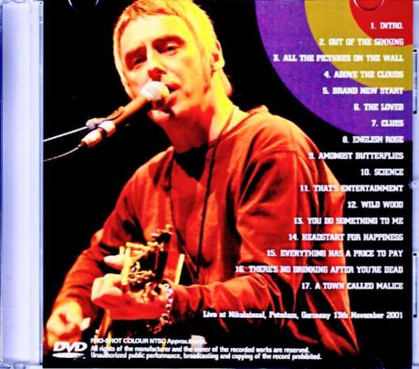 Paul Weller /Germany 2001 Pro Shot Edition Jewel Version - Image 2
