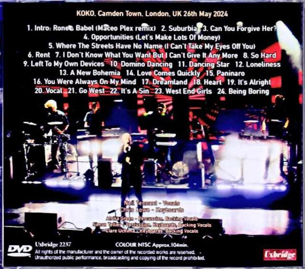 Pet Shop Boys /London,UK 2024 Complete - Image 2