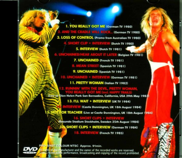 Van Halen/TV Live Performance 1980-1985 - Image 2