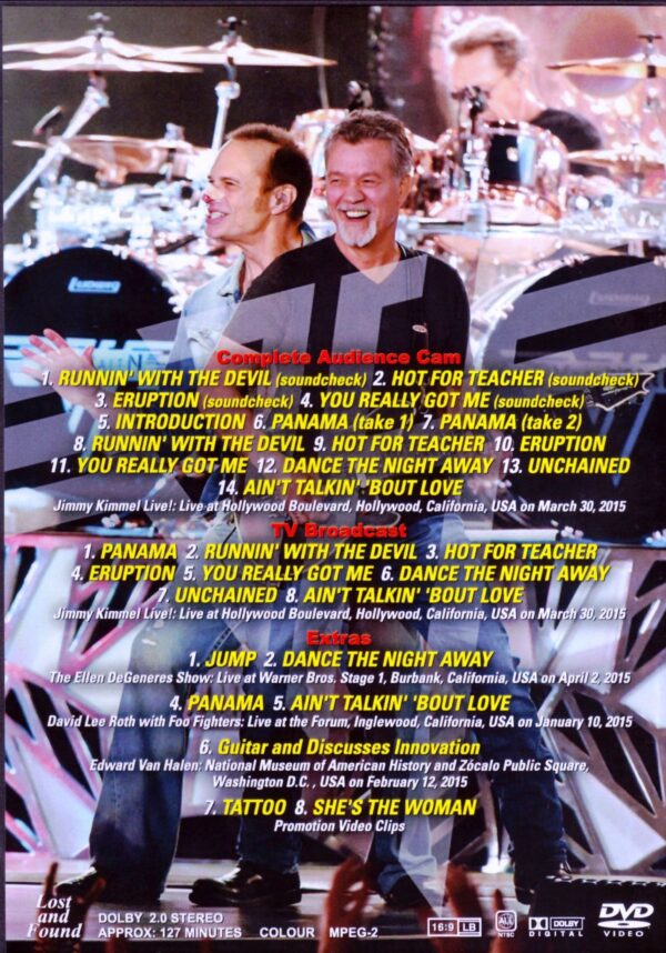 Van Halen/California,USA 2015 2 Ver. - Image 2