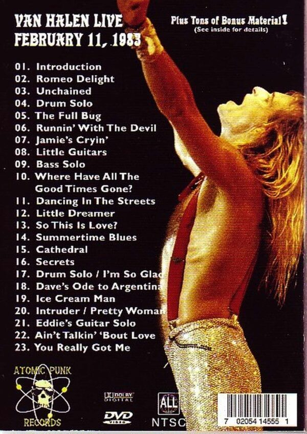Van Halen/Buenos Aires '83 & Bonus Material - Image 2