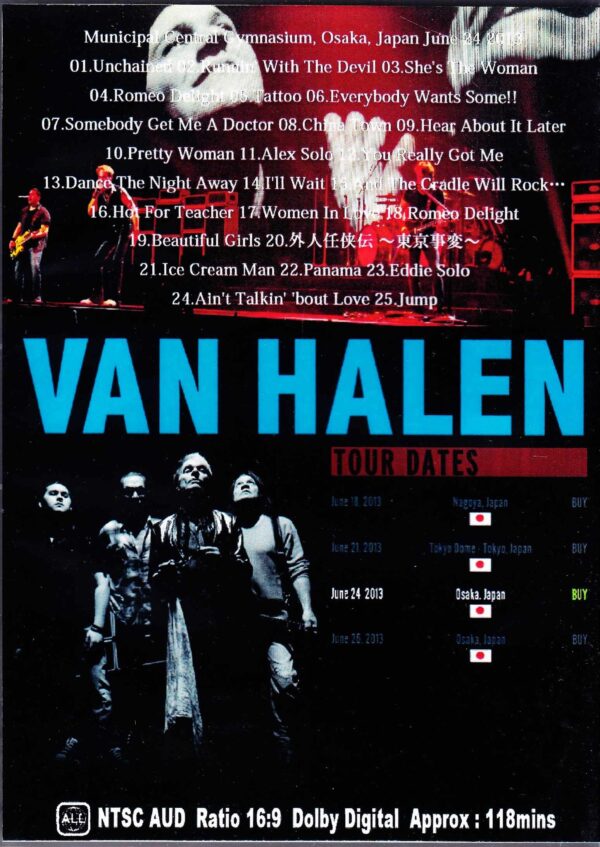 Van Halen/Osaka,Japan 6.24.2013 - Image 2