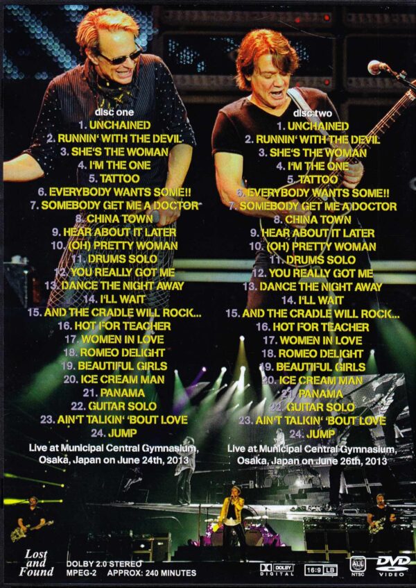 Van Halen/Osaka, Japan 2013 - Image 2
