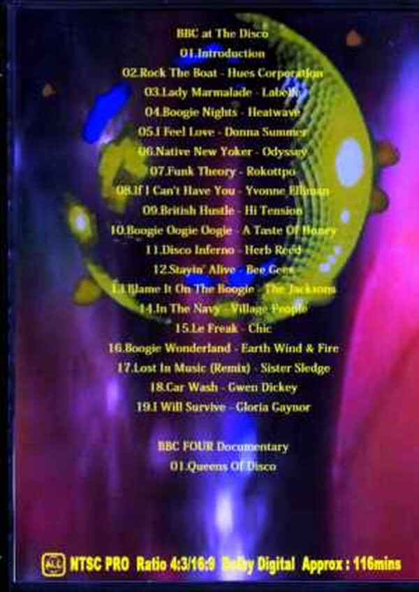 Various Artists Gloria Gaynor,Chic,Earth,Wind & Fire/Disco BBC - Image 2