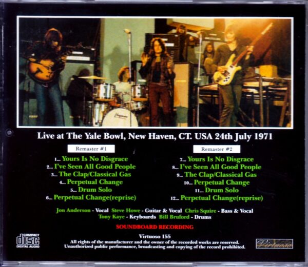 Yes/CT,USA 1971 2Version - Image 2