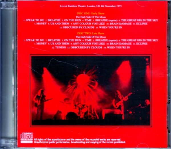 Pink Floyd/London,UK 1973 Another Recorder - Image 2