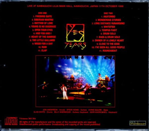 Yes/Saitama,Japan 1998 - Image 2