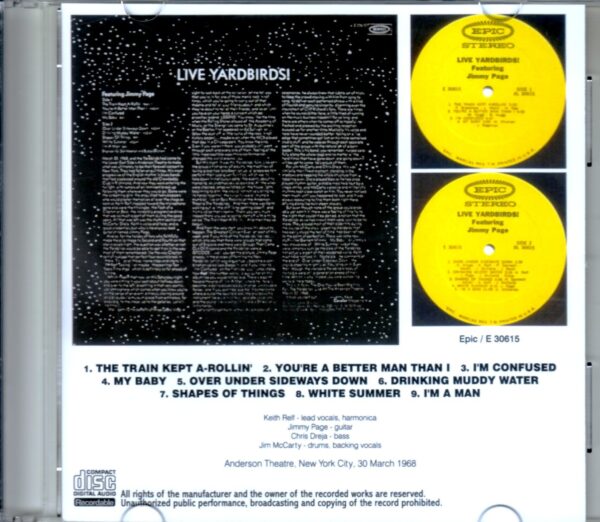 Yardbirds/Original US LP - Image 2