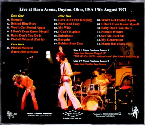 The Who/Ohio, USA 1971 - Image 2