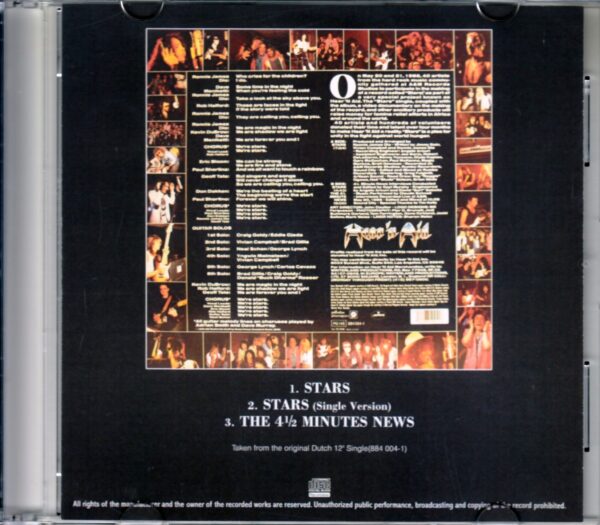 Various Artists Hear ‘N Aid/Stars 12” Single - Image 2