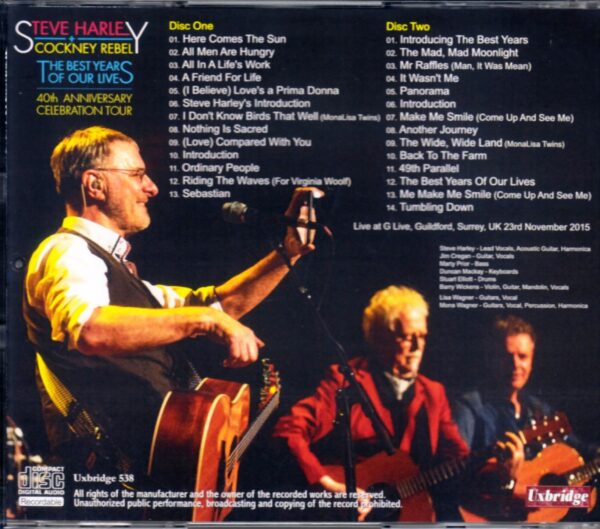 Steve Harley,Cockney Rebel/UK 2015 - Image 2