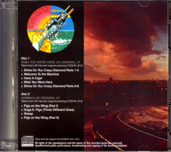 Pink Floyd/UK Original LP SHVL 814 & 815 - Image 2
