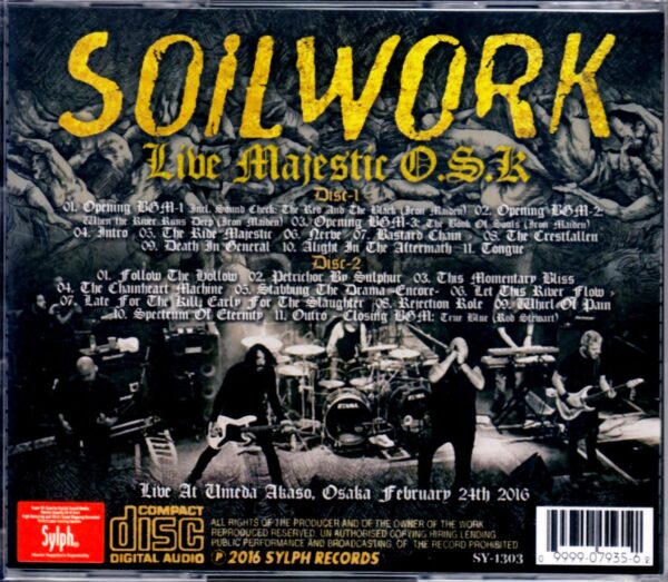 Soilwork/Osaka,Japan 2016 - Image 2