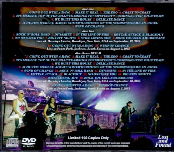 Scorpions/South Korea 2015 & more - Image 2