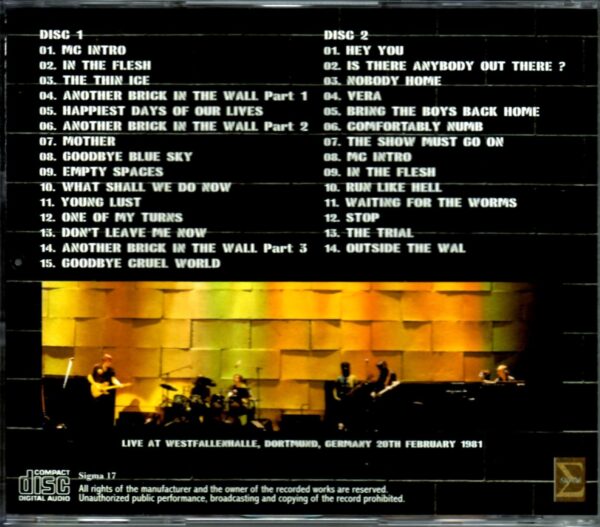 Pink Floyd/Germany 2.20.1981 - Image 2