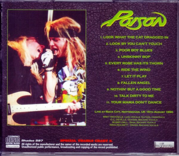 Poison/UK 1990 & more - Image 2